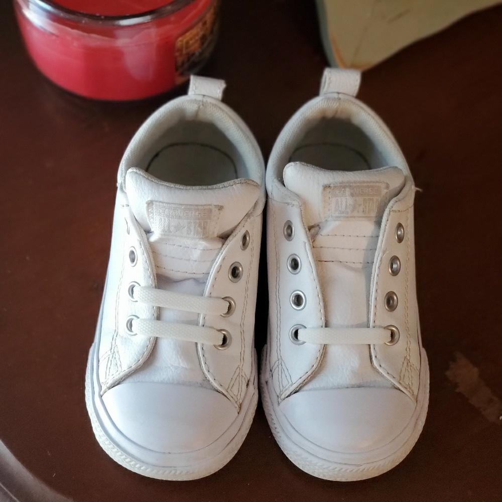 Leather converse